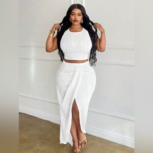 Slaydiva Plus Size 2pc Set Outfit